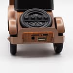 Altifalante Clássico para Carros Antigos e Suporte para Telemóvel - Bluetooth - 5 Watts