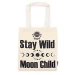 Mala Básica Icónica - Mantém-Te Selvagem, Menino com Ânimo - (40 X 36 Cm) - Natural 4 Oz