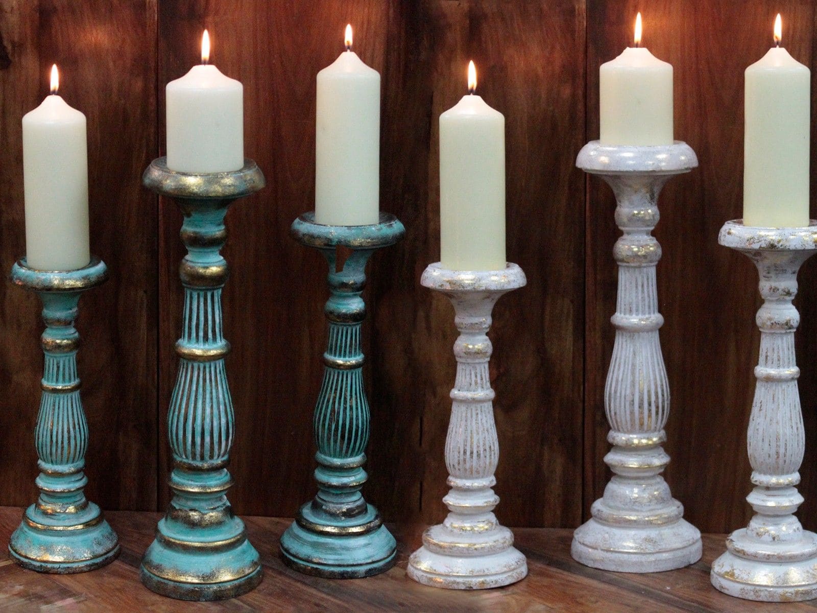 Candelabro Pequeno - Ouro Branco - Image 6