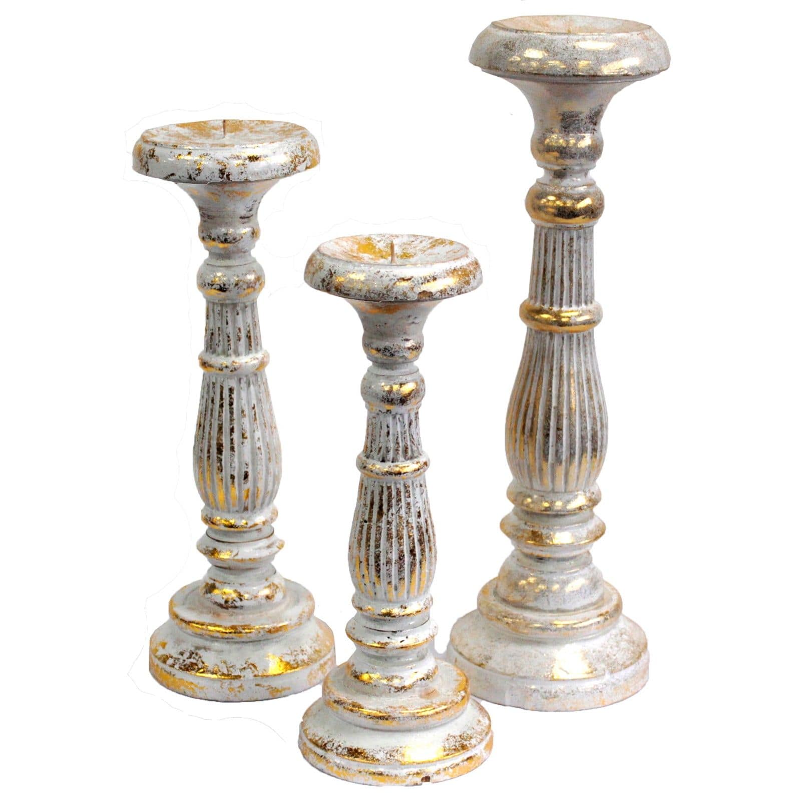 Candelabro Pequeno - Ouro Branco - Image 2