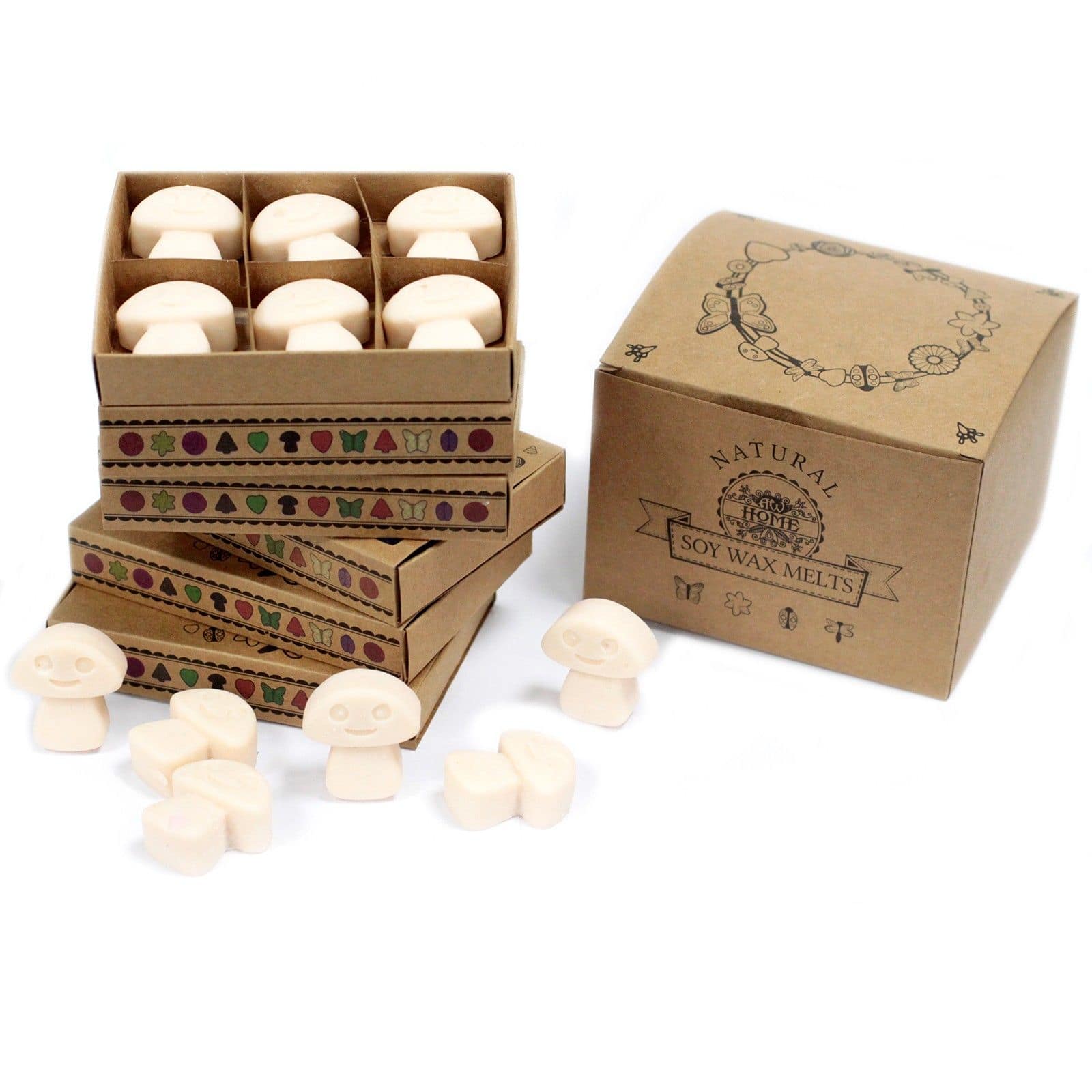 Caixa com 6 Velas de Soja - Noz-Moscada e Baunilha - Image 2