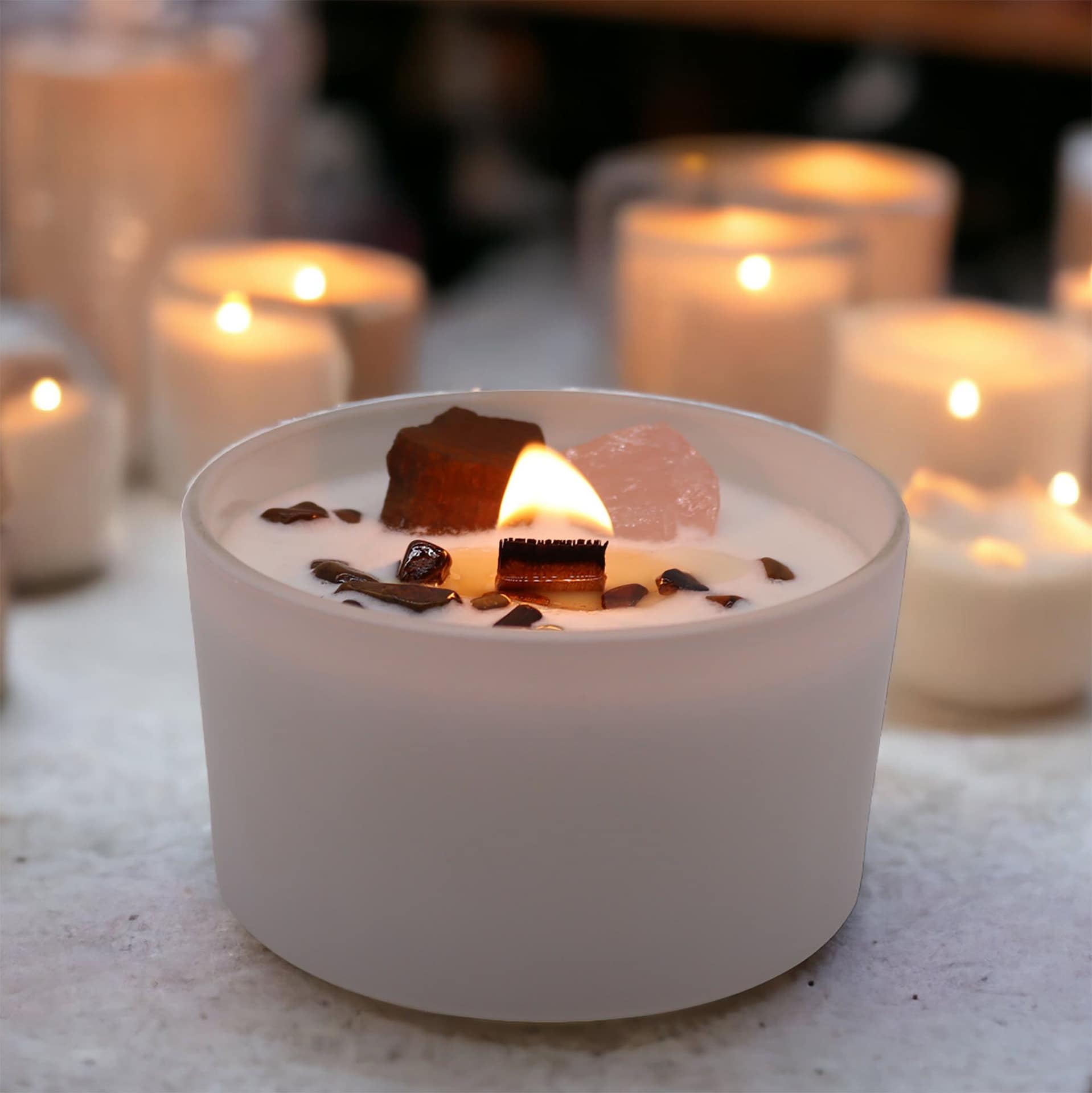 Velas de Cristal de Chakra - Chakra Sagrado - Image 7
