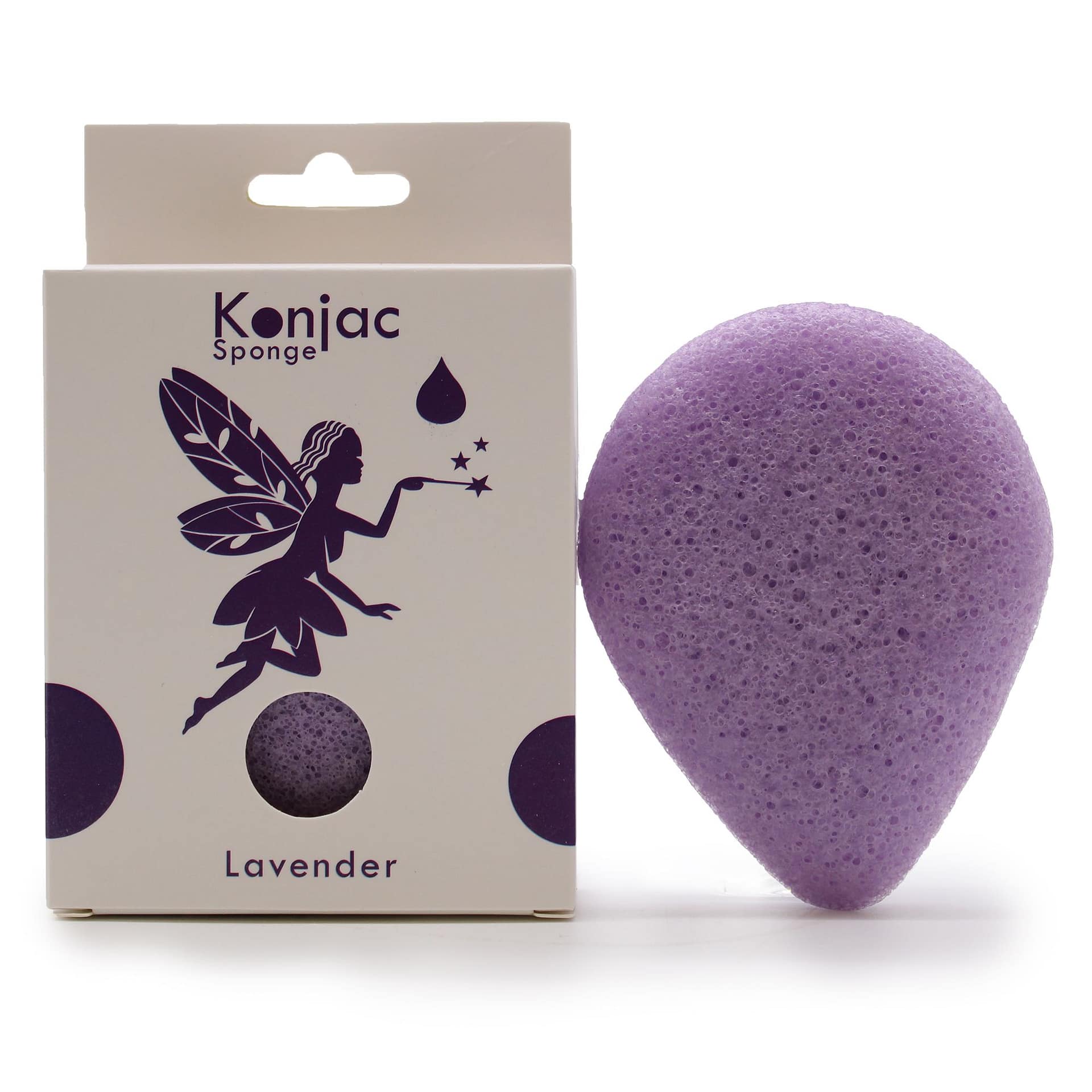 Esponja Facial Konjac - Lavanda - Calmante - Image 2