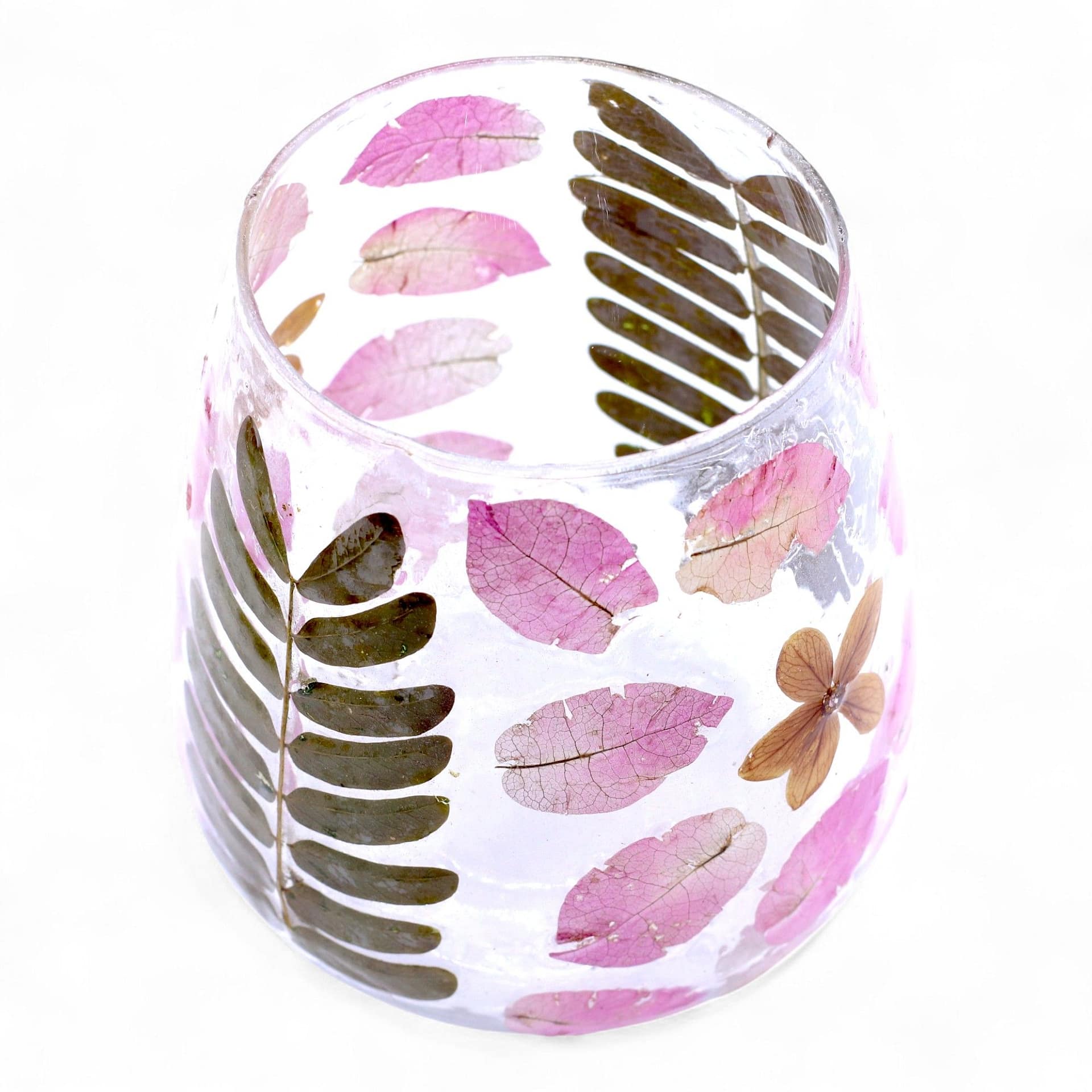 Castiçal de Vidro com Motivos Florais Naturais - Vaso - Primavera (12 X 11 Cm) - Image 7