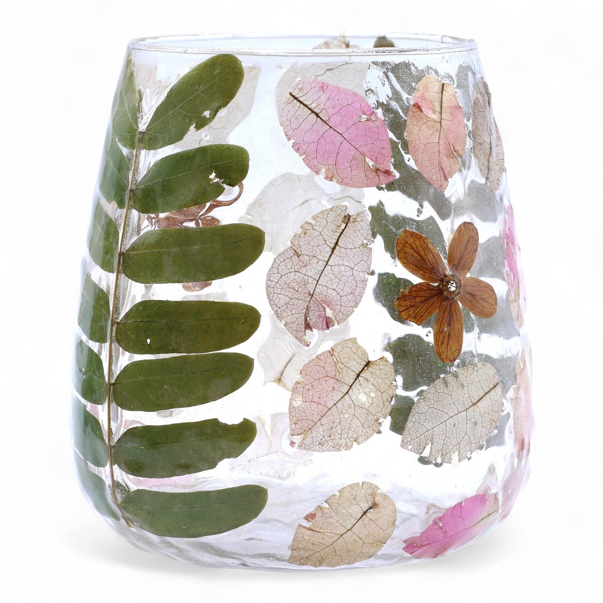 Castiçal de Vidro com Motivos Florais Naturais - Vaso - Primavera (12 X 11 Cm) - Image 8
