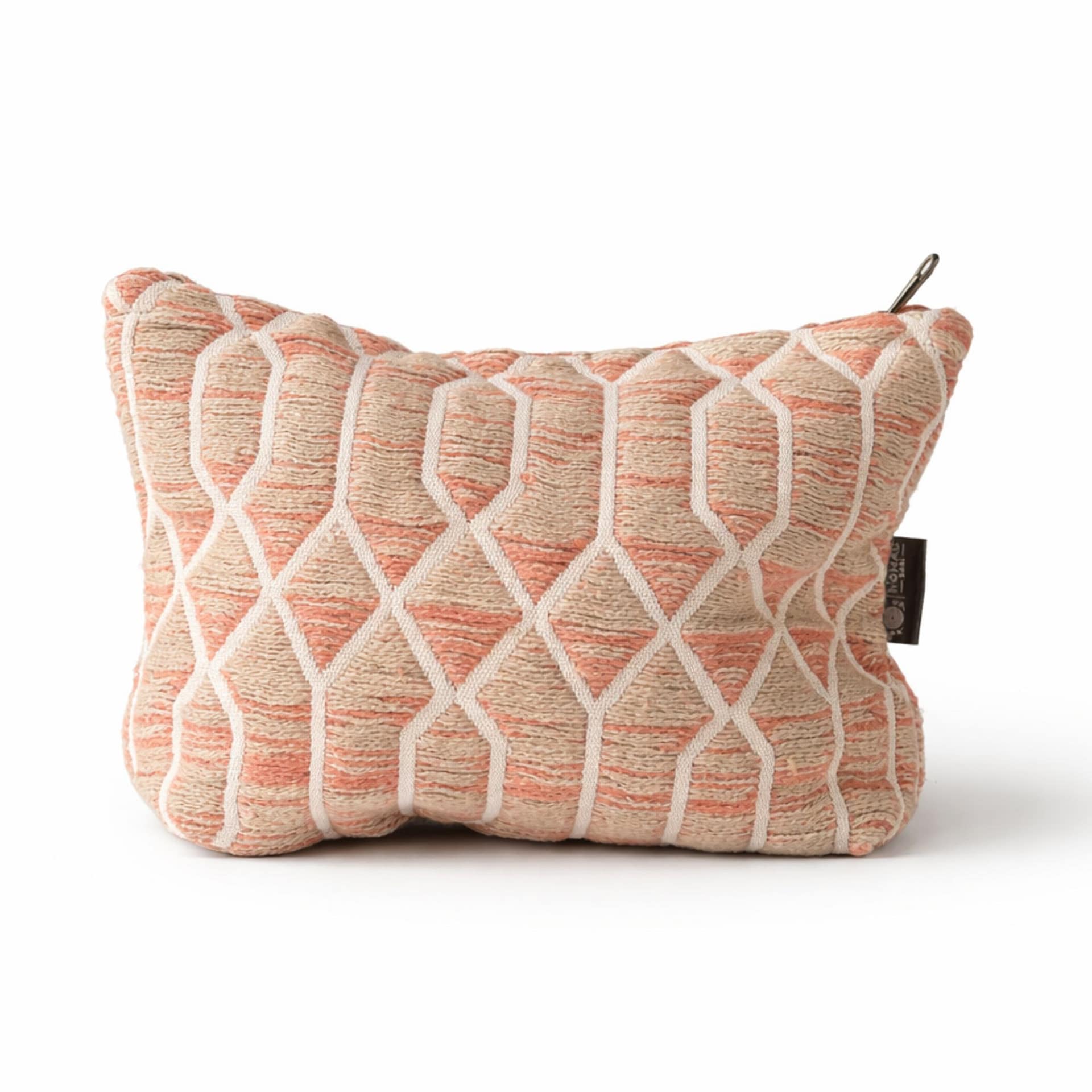 Necessaire Nomad Sari Jacquard Indiano - Rose Lattice