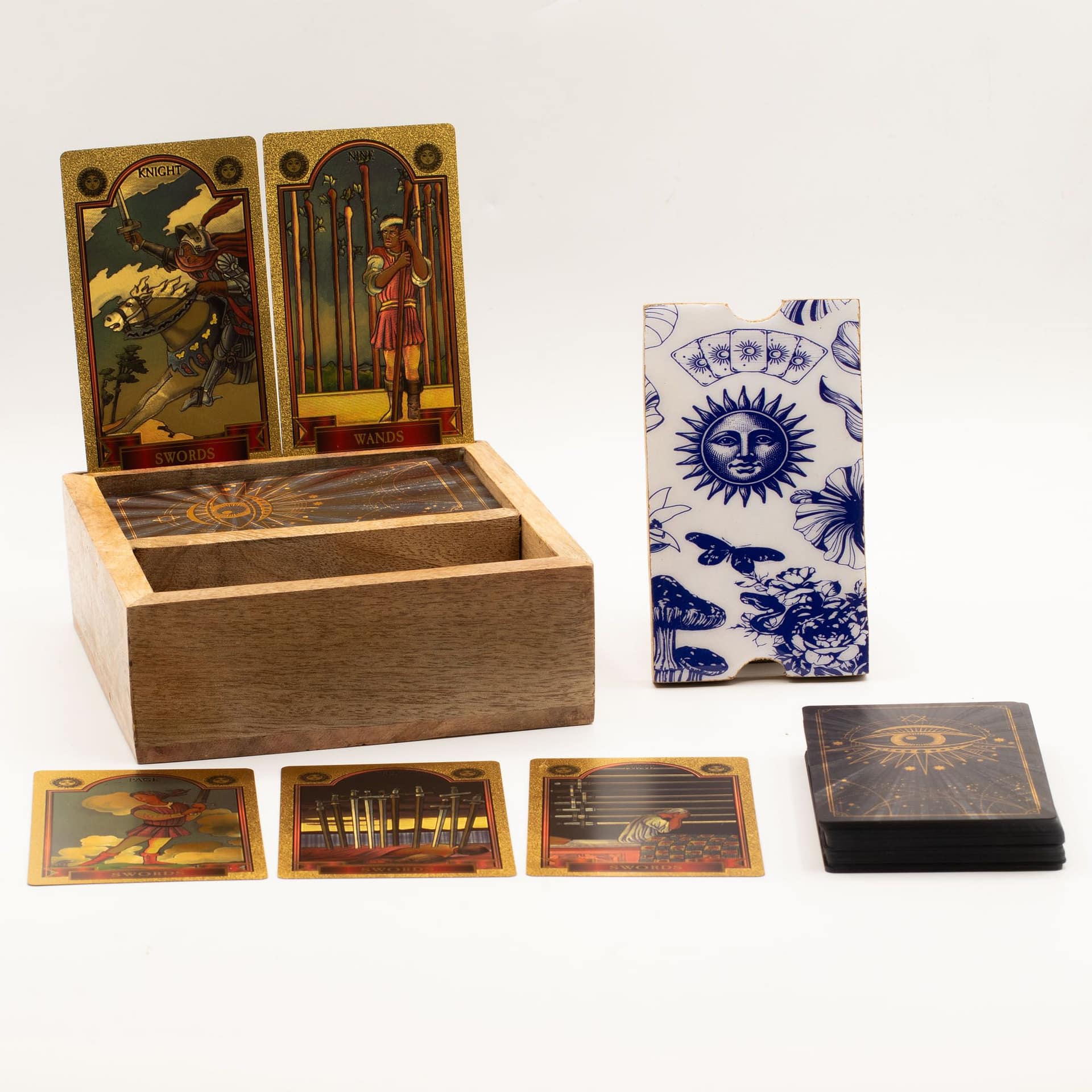 Caixa de Tarot com Duas Divisões e Suporte para Cartas - Image 2