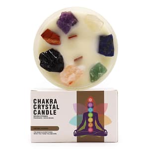 Velas de Cristal Dos Chakras - Sete Chakras