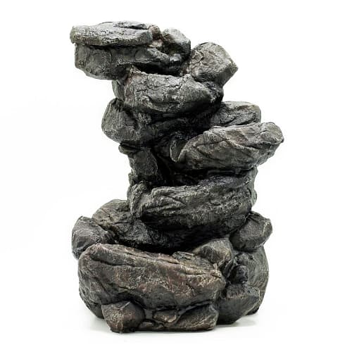 Fonte de Água para Interior - Rochas Naturais 35 Cm