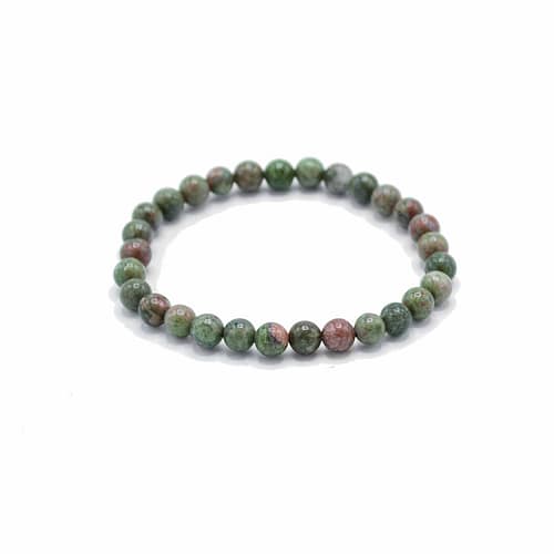 Pulseira de Manifestação de Pedras Preciosas - Jaspe Verde - Crescimento