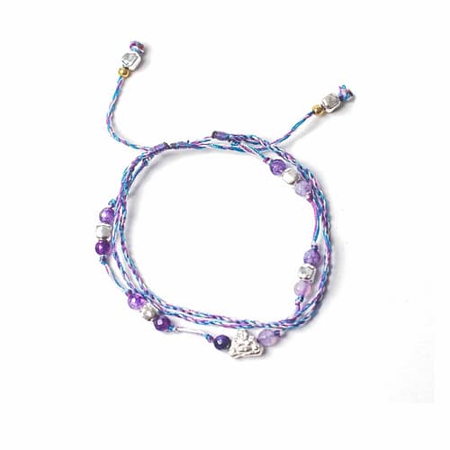Pulseira de Corda Do Templo - Proteção e Sorte
