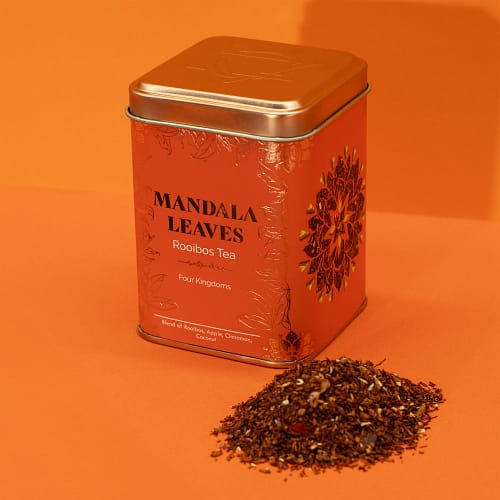 Chá Rooibos Quatro Reinos - Lata de 50 G