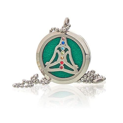 Colar de Joalharia de Aromaterapia - Yoga Chakra - 30 Mm