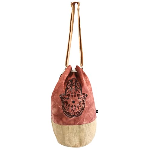 Mochila 100% Natural - Efeito Lavado Terracota - Hamsa
