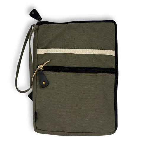 Saco de Lona para Portátil Hope Hare - Verde-Oliva