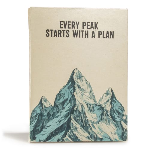 Caderno de Inspiração Lrg Lokta (21 X 15 Cm) - 45 Folhas - Every Peak - Inclui Marcador