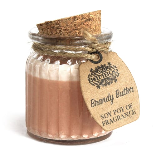 Vela de Cera de Soja em Frasco - Mantequilla Brandy