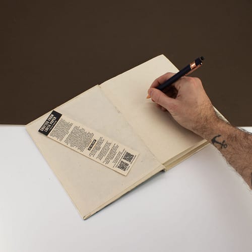 Caderno de Inspiração Lrg Lokta (21 X 15 Cm) - 45 Folhas - Vida Real - Inclui Marcador