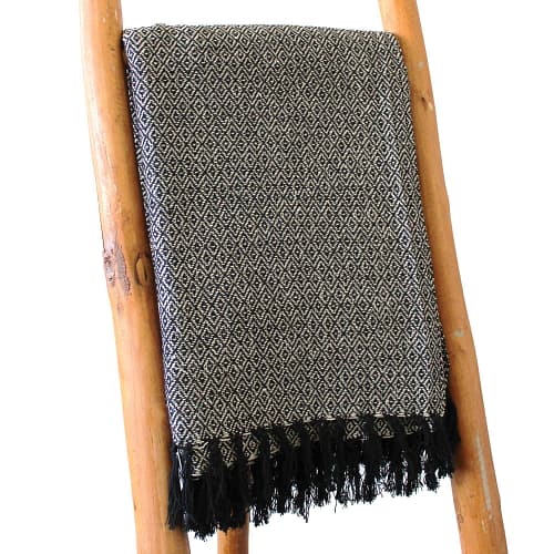 Mantas Boho Comfort - Carvão