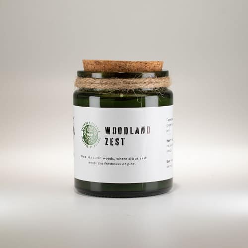 Vela de Soja Greenman Woodwick - Essência Da Floresta