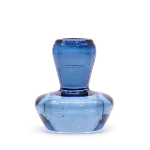 Castiçal Reversível com Design de Cogumelo para Jantar / Vela de Chá - Azul Real