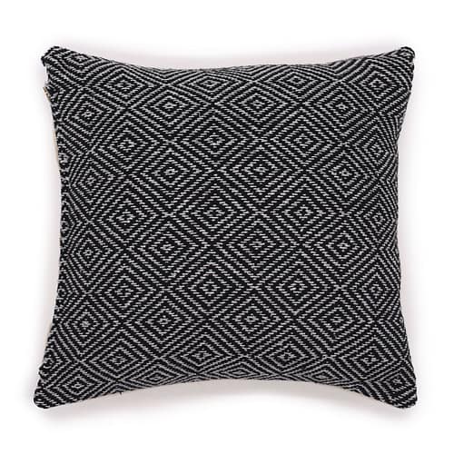 Capa para Almofada Clássica - Labirinto Preto - 40 X 40 Cm
