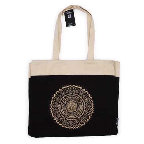 Mala Tote Extragrande com Efeito Desgastado, 14 Oz - Mandala Da Liberdade