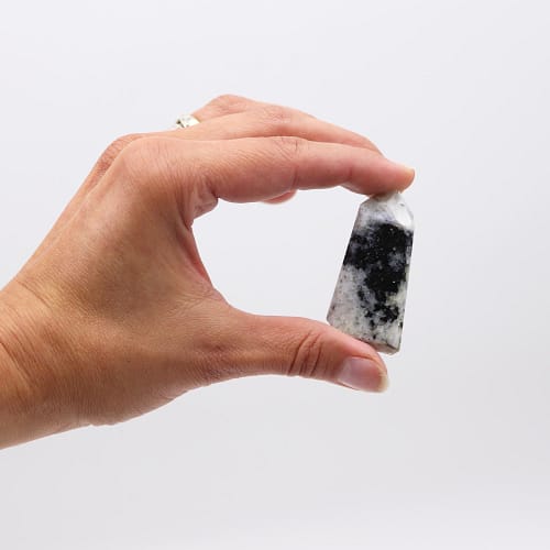 Pontas de Pedras Preciosas com Cerca de 6 Cm (0,5 Kg) - Pedra Da Lua Indiana (Cerca de 8 Peças)