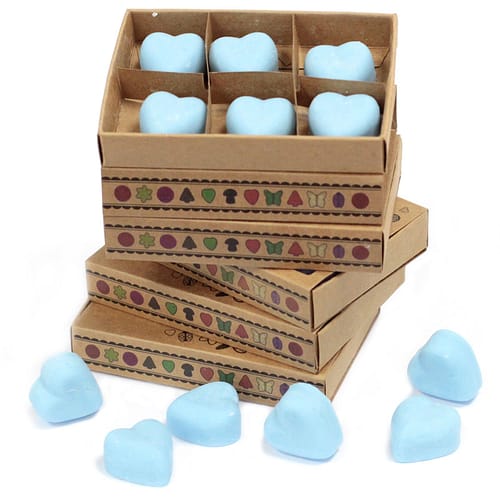 Caixa com 6 Velas de Soja - Gota de Baga