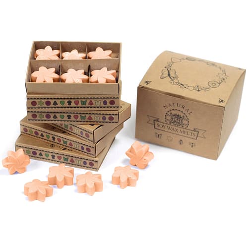 Caixa com 6 Velas de Soja - Tuberosa