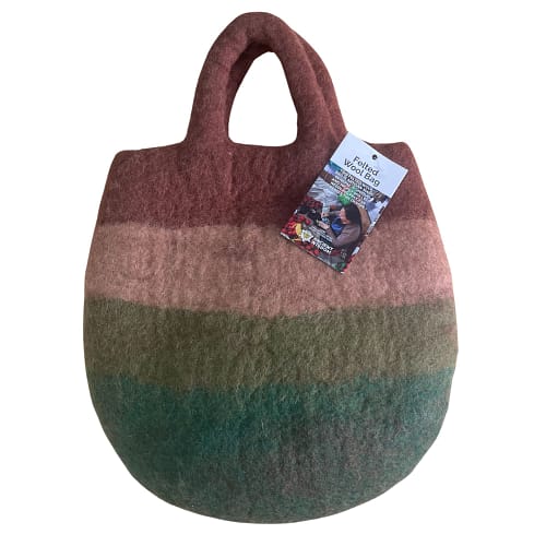 Saco de Feltro para Jardim de Cogumelos - 35 X 27 Cm