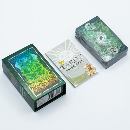 Baralho de Cartas de Tarot com Acabamento Metalizado - Mitologia Kesulu - com livro
